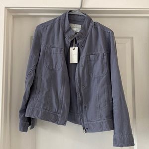 Lucky Brand Women’s Blue Lightweight Cargo Jacket